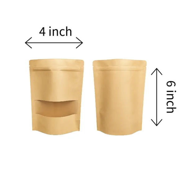 4"x6"_Kraft_Standup_Window_Pouches_(200pcs)