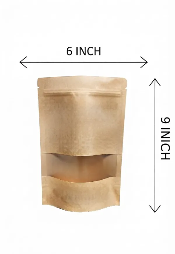6"x9"_Kraft_Standup_Window_Pouches_(100pcs)
