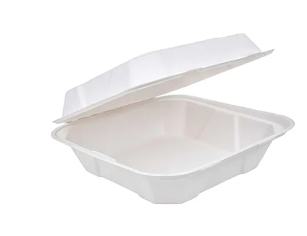 6x6_inch_Bagasse_Hinge_Clamshell_Box_(_100pcs)