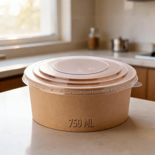 750ml_Round_kraft_salad_containers_with_transparent_lids