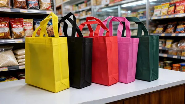 Kraft_Window_2-Jar_Folding_Gift_Bag_With_Handle_-_7.75X8.25X3.5_In