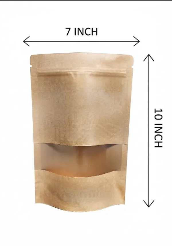 7"x10"_Kraft_Standup_Window_Pouches_(50pcs)
