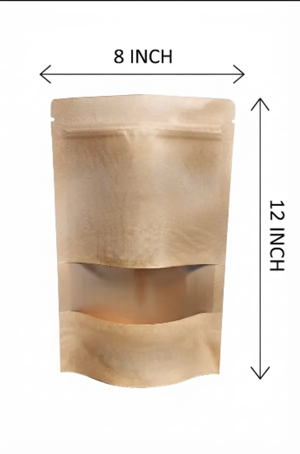 8"x12"_Kraft_Standup_Window_Pouches_(50pcs)