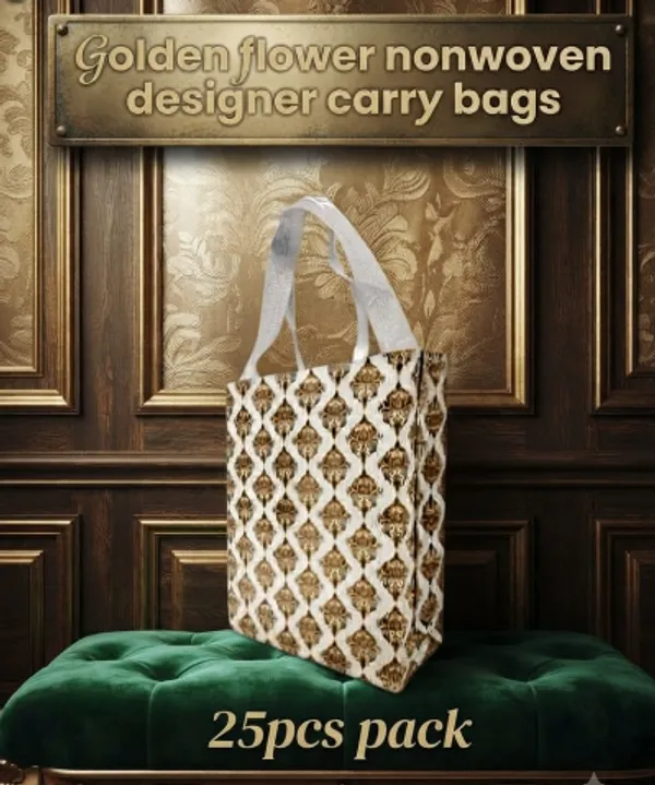 9"x10"x4"_Non-Woven_Laminated_Designer_Carry_Bags(25pcs)