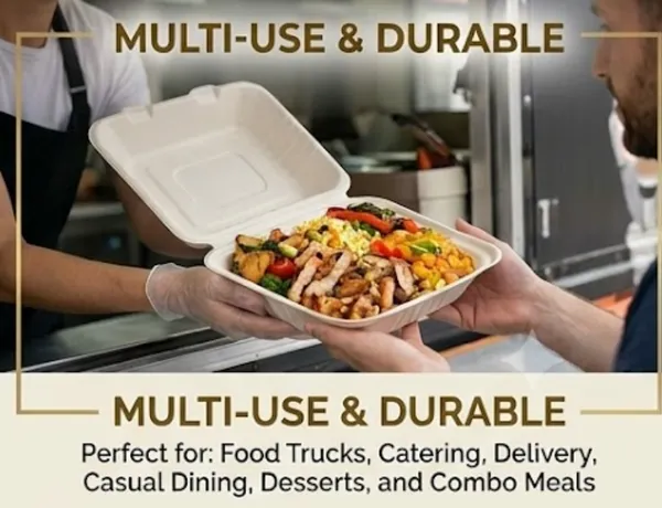 9x9_inch_Bagasse_Hinge_Clamshell_Box_(_25pcs)
