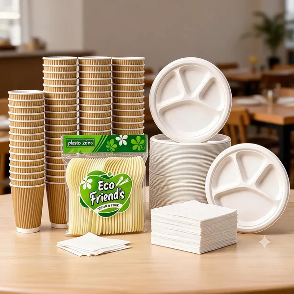 White_Pet_3-Compartment_Round_Hinged_Food_Storage_Container_-_7_In