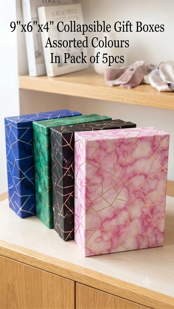 Collapsible_Box_With_Ribbon_9"x6"x4"_(5pcs)