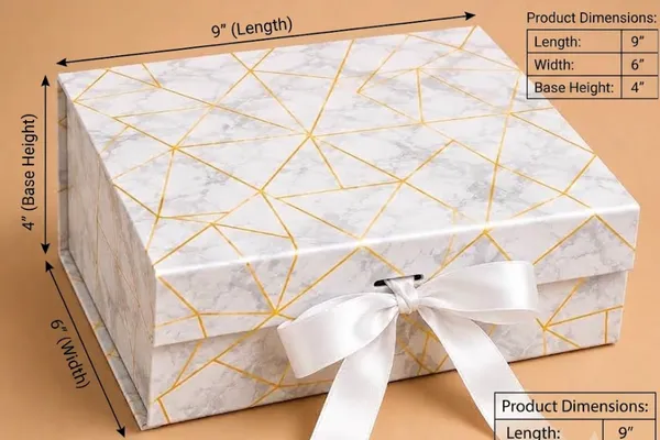 Collapsible_Box_With_Ribbon_9"x6"x4"_(5pcs)