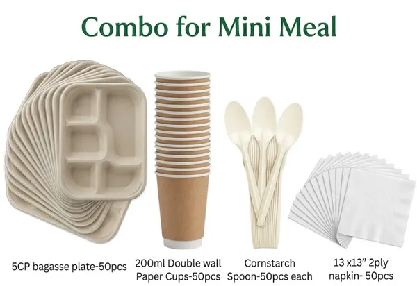 Combo_of_Meal_Plates_with_Bagasse_5_compartment_plate_(50pcs_each)