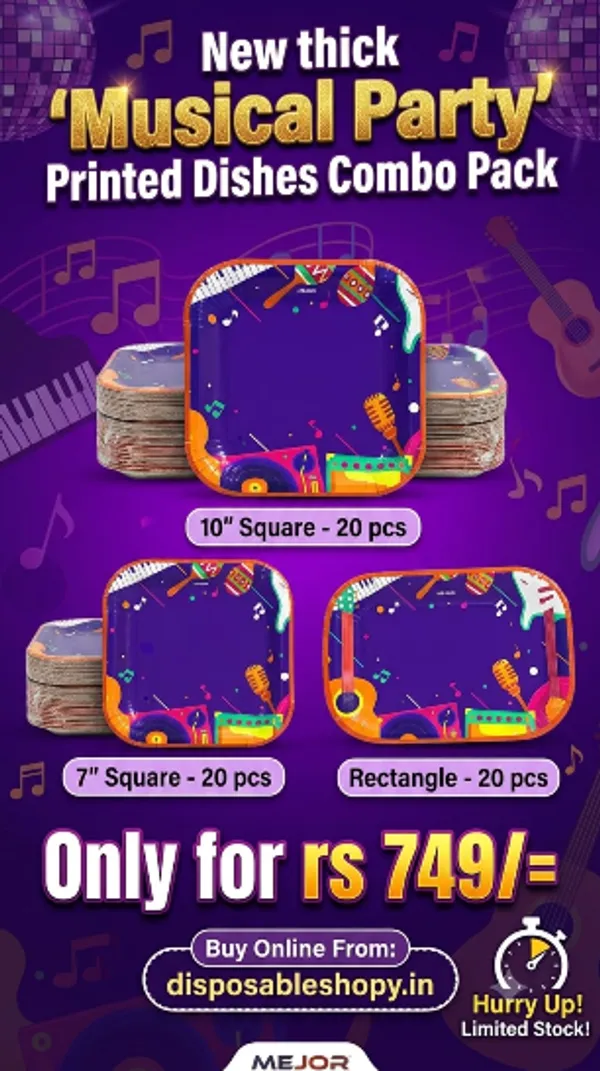 Combo_of_"Musical_Party"_Print_Sturdy_Export_Quality_Paper_Dishes_(20pcs_each)