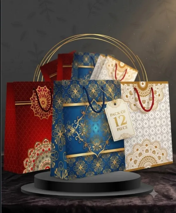 10.25_x12.5_x3.75__inch_White_Printed_Thick_Carry_Bag_190GSM(GNB-Medium)