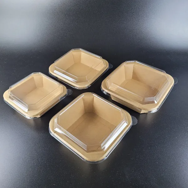 Kraft_Square_Food_Container_With_Clear_Lid_750Ml_-_750_Ml