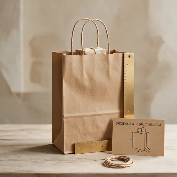 5"x7"x3"_kraft_plain_120GSM_carry_bags
