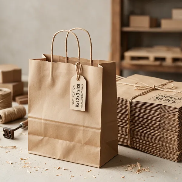 9"x12"x3"_kraft_plain_120GSM_carry_bags_
