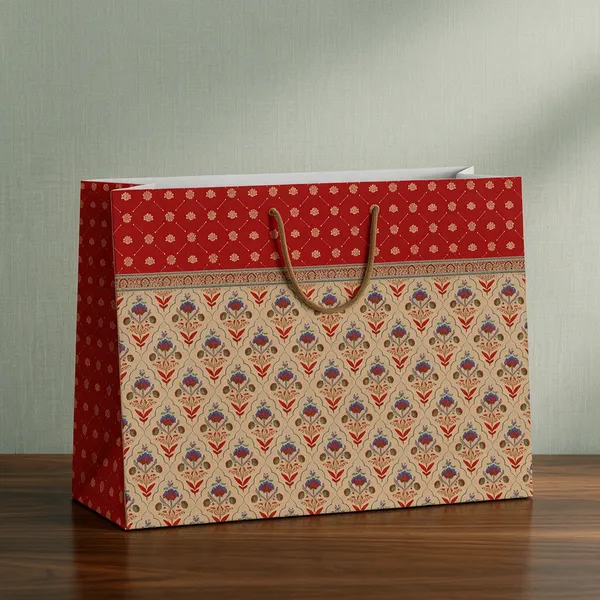 16.5x12.5x4.5_Kraft_Printed_Paper_bags_190GSM_