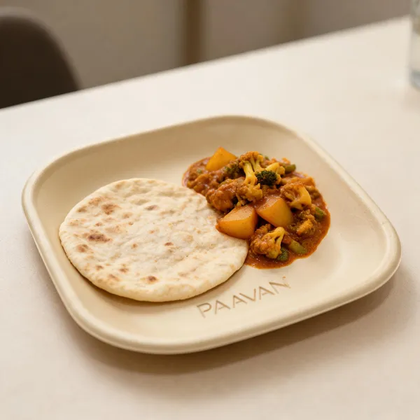 Bagasse_Beige_Biodegradable_Square_Disposable_Plate_9_Inch
