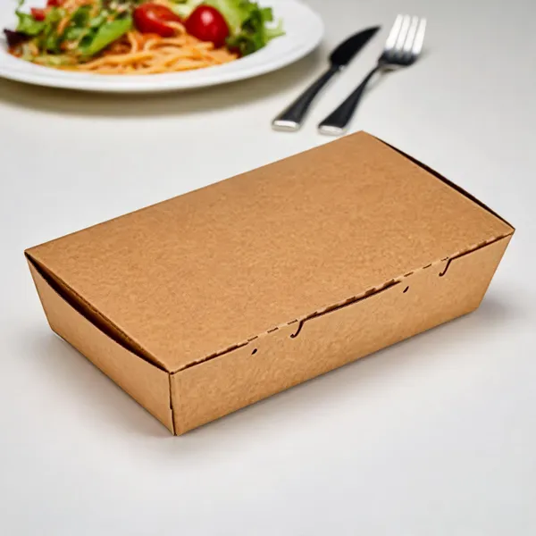 500ml_kraft_food_folding_rectangle_boxes