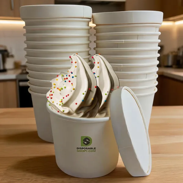White_Bagasse_4-Compartment_Round_Disposable_Plate_12_Inch_-_12_In_4_Compartment
