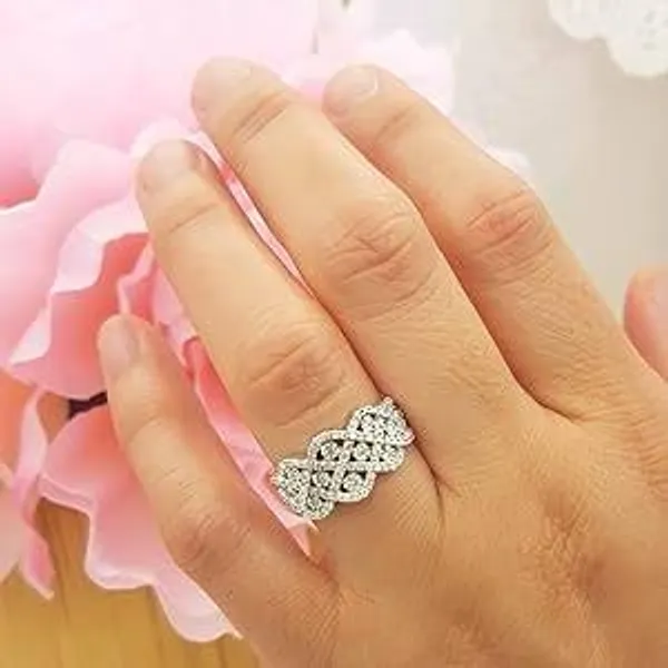 Silver_Alloy_Floral_Cluster_Stone_Ring_For_Women