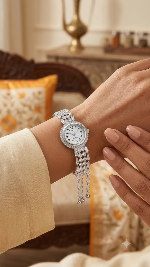 Silver_Stainless_Steel_Crystal_Bracelet_Analog_Watch_For_Women