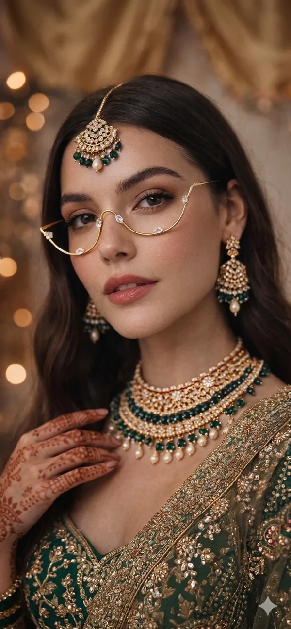 Golden_Alloy_Floral_Bridal_Nose_Chain_For_Women