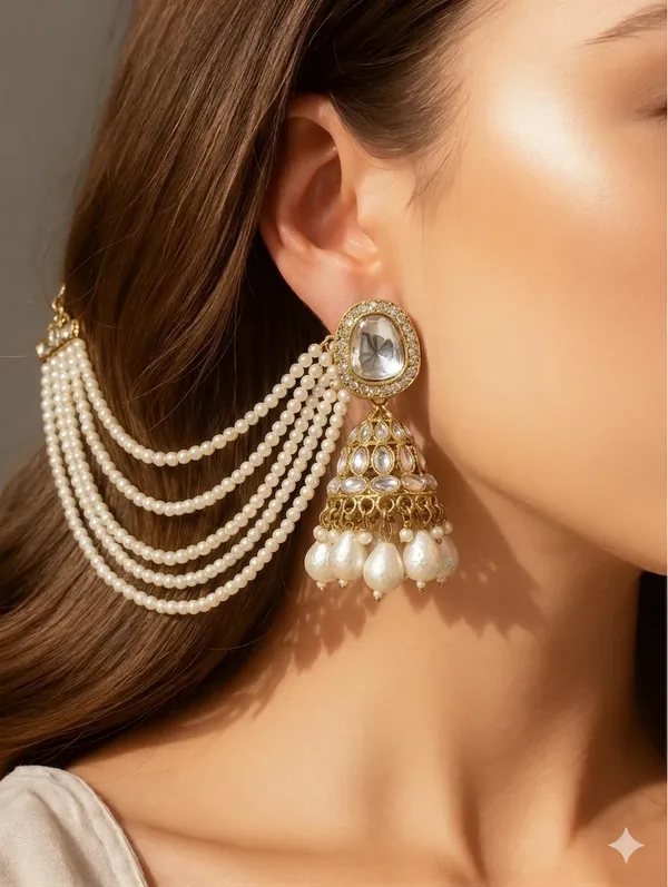 Multicolor_Alloy_Pearl_Jhumka_Earrings_For_Women