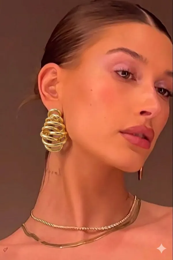 Golden_Alloy_Sculptural_Multi-Loop_Statement_Earrings_For_Women