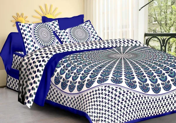 Mor_Pankh_Blue_Cotton_Mandala_Print__King_Size_Bedsheet_With_Pillow_Covers