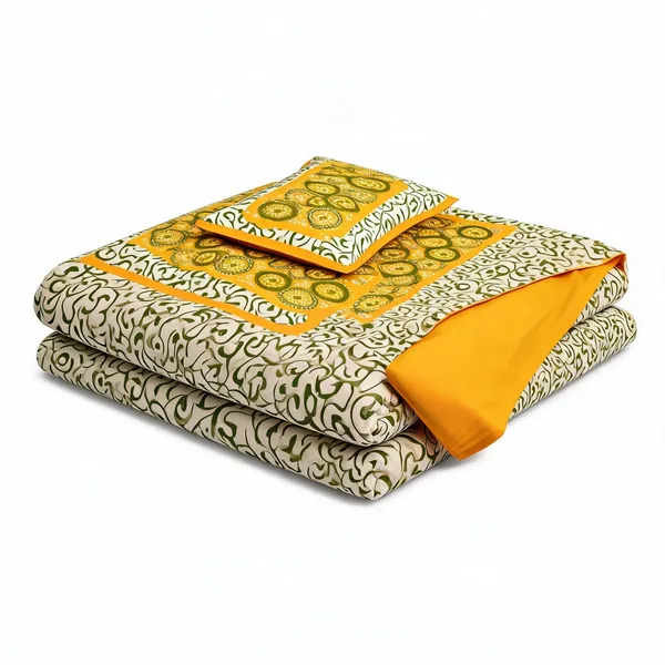 Gola_Yellow_Cotton_Printed_King_Size_Bedsheet_With_Pillow_Covers