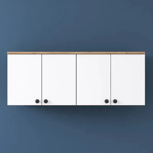 Spyder_Craft_5_Door_Matte_Finish_Ea_115_Kitchen_Cabinet_For_Hall_Kitchen_Wall_Mounted_Cabinet_For_Kitchen_Living_Room_Color_Oak_White_Assembly_DIY_Do_It_Yourself_Walnut_White