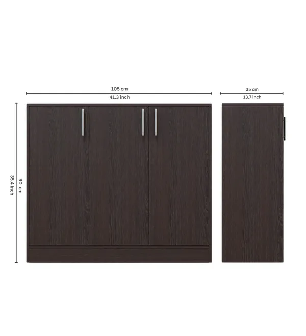 Spyder_Craft_Buffet_Cabinet_With_Storage_Accent_Storage_Cabinet_With_Doors_And_Shelves_Sideboard_Cabinet_For_Kitchen_Living_Room_Color_Wenge_Brown_3_Door_Storage_Cabinet