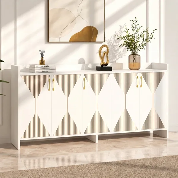 Spydercraft_Matte_Finish_Meko_Console_Table_Modern_White_Console_Table_Stylish_Storage_Cabinet_For_Living_Room_Entryway_Do_It_Yourself_Product