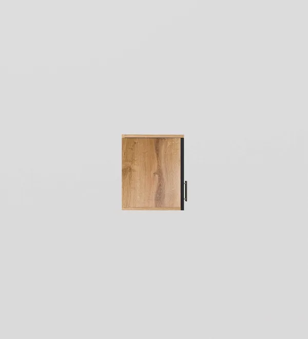 Spydercraft_Wall_Mounted_Kitchen_Cabinet_4_Door_Storage_Unit_120_X_41_X_36_Cm_Canyon_Oak_Black_Finish_Do_It_Yourself_Product