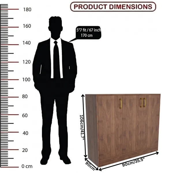 Spydercraft_Accent_Modern_Storage_Cabinet_With_Matte_Finish_And_Premium_Metal_Handles_Color_Columbian_Walnut_Multipurpose_Cabinet