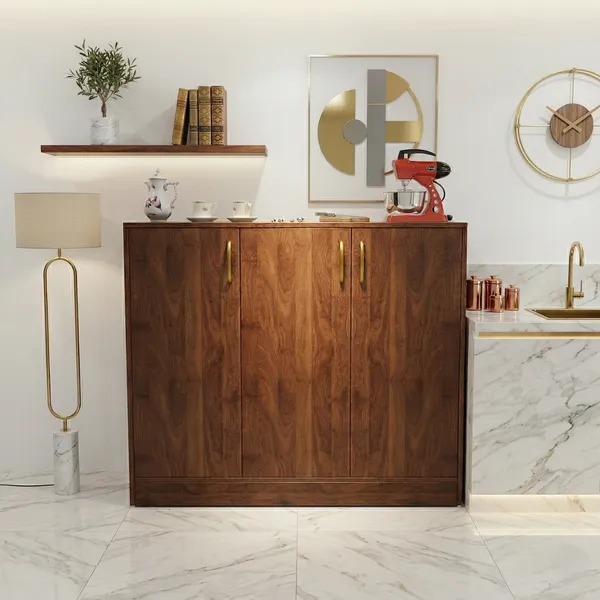 Spydercraft_Accent_Modern_Storage_Cabinet_With_Matte_Finish_And_Premium_Metal_Handles_Color_Columbian_Walnut_Multipurpose_Cabinet