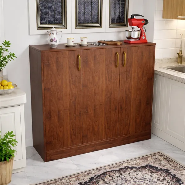 Spydercraft_Accent_Modern_Storage_Cabinet_With_Matte_Finish_And_Premium_Metal_Handles_Color_Columbian_Walnut_Multipurpose_Cabinet