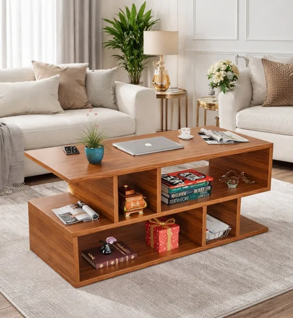 Spyder_Craft_Zig_Zag_Multipurpose_Coffee_Table_Nesting_Center_Table_Round_Leisure_Table_Suitable_For_Bedside_Hallway_Living_Room_Finish_Color_Nice_Lyon_DIY_Do_It_Yourself