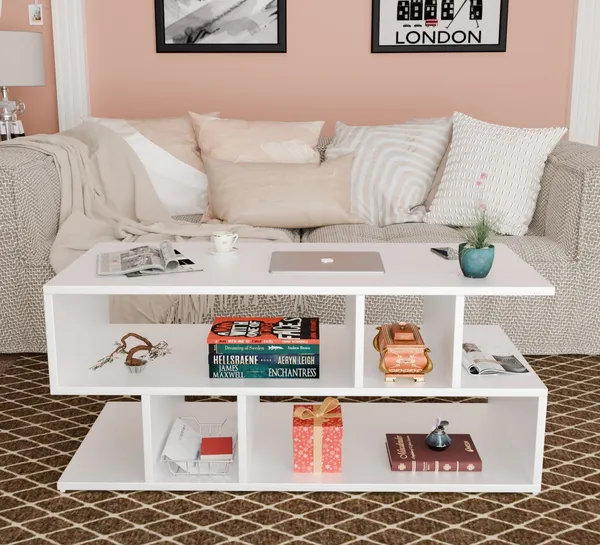 Spyder_Craft_Zig_Zag_Multipurpose_Coffee_Table_Nesting_Center_Table_Round_Leisure_Table_Suitable_For_Bedside_Hallway_Living_Room_Finish_Color_White_DIY_Do_It_Yourself