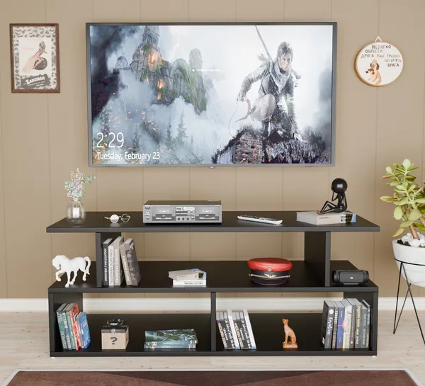 Spyder_Craft_Iris_Matte_Finish_Tv_Entertainment_Unit_Tv_Stand_Decor_Living_Room_Engineered_Wood_Tv_Entertainment_With_Books_Storage_Decor_Display_Unit_Finish_Color_Black_DIY_Do_It_Yourself
