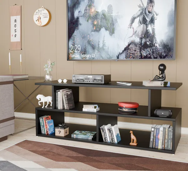 Spyder_Craft_Iris_Matte_Finish_Tv_Entertainment_Unit_Tv_Stand_Decor_Living_Room_Engineered_Wood_Tv_Entertainment_With_Books_Storage_Decor_Display_Unit_Finish_Color_Black_DIY_Do_It_Yourself