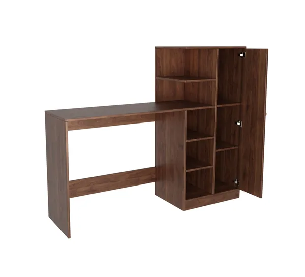 Spydercraft_Columbian_Walnut_Engineered_Wood_Dyna_Study_Table_With_Storage_Shelves_Modern_Multipurpose_Desk_With_Compact_Design