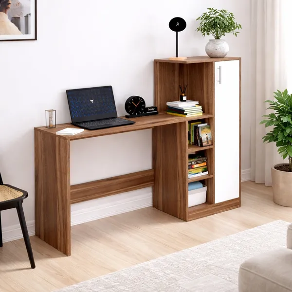 Spydercraft_Nice_Lyon_White_Engineered_Wood_Dyna_Study_Table_With_Storage_Cabinet_Modern_Multipurpose_Desk_With_Shelves