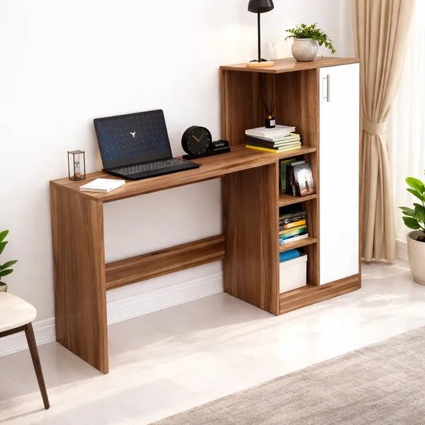 Spydercraft_Nice_Lyon_White_Engineered_Wood_Dyna_Study_Table_With_Storage_Cabinet_Modern_Multipurpose_Desk_With_Shelves