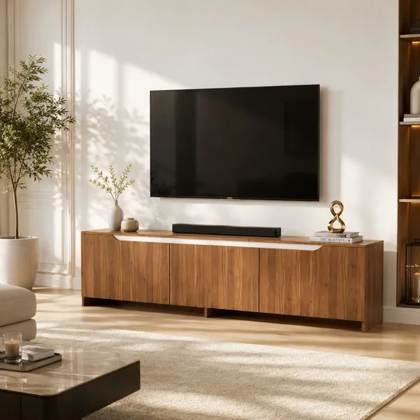 Spyder_Craft_A9_Tv_Unit_Modern_Free_Standing_Tv_Stand_180Cm_Miniature_Walnut