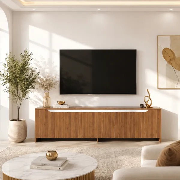 Spyder_Craft_A9_Tv_Unit_Modern_Free_Standing_Tv_Stand_180Cm_Miniature_Walnut