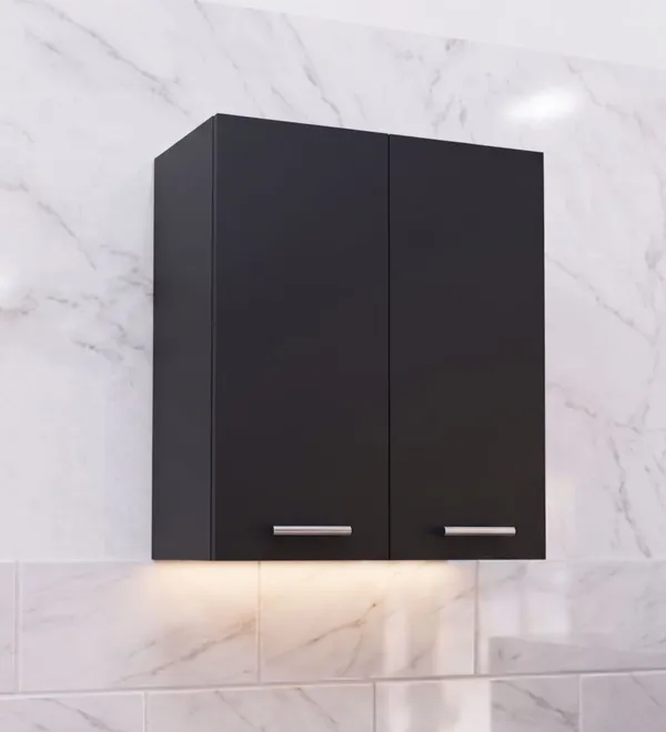 Spyder_Craft_Two-Door_Wall-Mounted_Kitchen_Cabinet_in_Black_Finish_|_Modern_Wooden_Storage_Unit