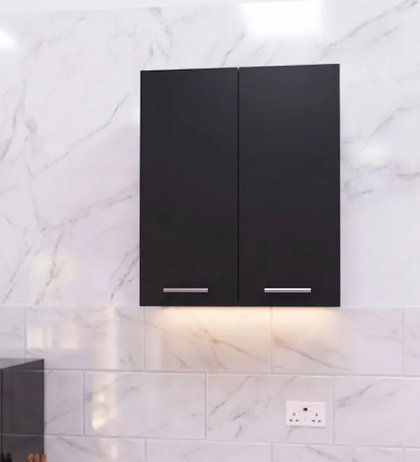 Spyder_Craft_Two-Door_Wall-Mounted_Kitchen_Cabinet_in_Black_Finish_|_Modern_Wooden_Storage_Unit