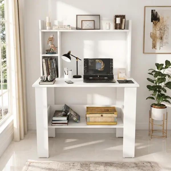 Spydercraft_Modern_Daisy_Study_Table|_Colo:_White