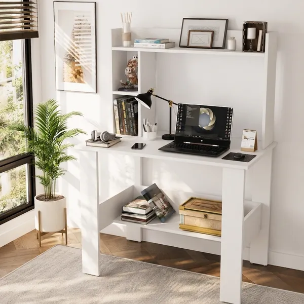 Spydercraft_Modern_Daisy_Study_Table|_Colo:_White