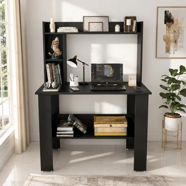 Spydercraft_Modern_Daisy_Study_Table|_Color:_Black